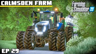 BIG EQUIPMENT CALLS FOR BIG WHEELS  Calmsden Farm  Farming Simulator 22  Episode 29 [upl. by Shorter263]