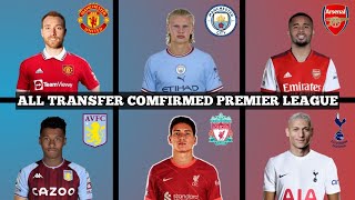 All Transfer Comfirmed Premier League Seasons 20222023  Eriksen  Phillips  Nunez  Richarlison [upl. by Ateekram]