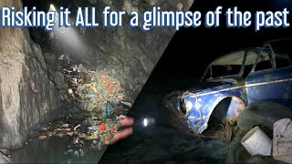 Cavern of Lost Souls  Searching For Classic Cars In An Abandoned Welsh Slate Mine [upl. by Kobylak287]