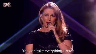 Sam Bailey sings Skyscraper HD  English Lyrics Subtitle [upl. by Arakihc]