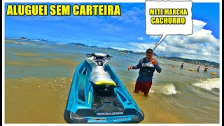 COMO ANDAR DE JET SKI NO GUARUJA SEM TER O JET [upl. by Enoved]