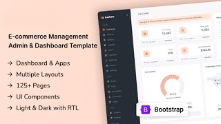 Completed Ecommerce Management Admin amp Dashboard Template [upl. by Limay284]