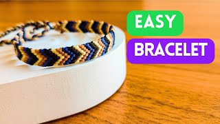 HOW TO MAKE CHEVRON BRACELET amp ANKLET  DIY  EASY TUTORIAL FOR BEGINNER [upl. by Gillan]