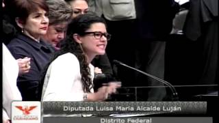 Dip Luisa Alcalde MC  Pensión Universal y Seguro de Desempleo Posicionamiento [upl. by Crist]