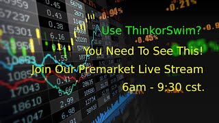 ThinkorSwim Stock Alert Scanner and Scripts Live Stream [upl. by Eiuqnom57]