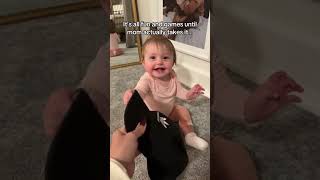 Did you hear that little teeth click 😂 babyofyoutube shorts viralshorts viral cutebaby [upl. by Cohn]