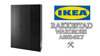 IKEA RAKKESTAD Wardrobe Assembly [upl. by Ataynik]