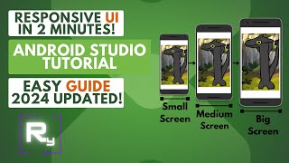 Responsive Layout 2024 Full Guide  Android Studio [upl. by Shultz]