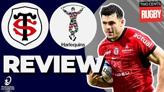 Toulouse v Harlequins Review  Champions Cup 202324 [upl. by Bunker836]