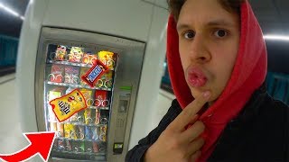 24 Stunden nur vom AUTOMATEN ESSEN📱😨Experiment [upl. by Armahs467]