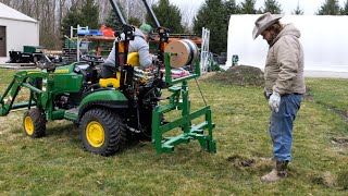 UHOH Is That The Septic Line Running Cat7 From House To Shop Heavy Hitch Cable Layer amp GeoRipper [upl. by Kurzawa947]