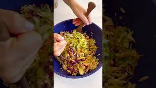 Ramen Asian Coleslaw Recipe [upl. by Annor]