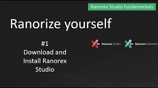 Ranorex fundamentals 1 Download and Install Ranorex Studio [upl. by Harry489]