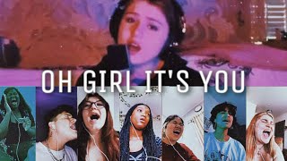 As The World Caves In  ALL TIKTOK DUETS COMPILATION  Oh Girl Its You Challenge [upl. by Napas]