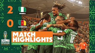 HIGHLIGHTS  Nigeria 🆚 Cameroon  TotalEnergiesAFCON2023  Round of 16 [upl. by Ivah]