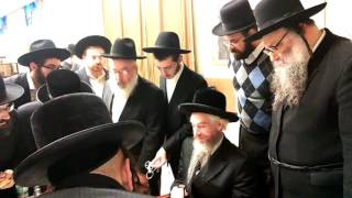 Loitsk Rebbe In Bris Avrohom In NJ  Cheshvan 5777 [upl. by Haimehen]