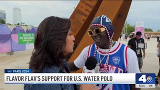 Flavor Flav US womens water polo team is like family to me [upl. by Trill901]