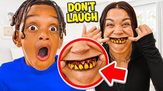 TRY NOT TO LAUGH CHALLENGE Ep3  The Prince Family Clubhouse [upl. by Sarge]