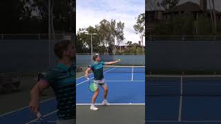 USTA 45 cant return D1 serves tennis shorts [upl. by Ailecnarf]