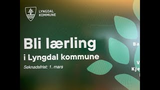 Vil du bli lærling i Lyngdal kommune 2023 [upl. by Dlorah483]