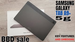 Samsung A9 plus 5g tablet unboxing and offer  BBD offer a9 plus 5g tablet [upl. by Atnad]