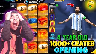 OPENING 4YRS OLD CRATES AND COLLECTION😱 ALL ELITE PASS AND DAIMOND CRATES  GARENA FREE FIRE [upl. by Plossl]