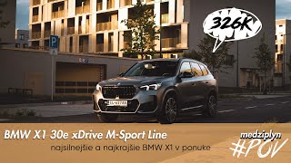 Silnejšie ako policajné Baworáky  BMW X1 30e xDrive  Medziplyn POV test [upl. by Eidson]