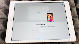 How to SetUp New iPad using Quick Start with iPhone or iPad to sign in automatically [upl. by Inaej]