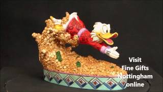 Disney Traditions Scrooge McDUCK Figurine Treasure Dive  Jim Shore 4046055 [upl. by Graniela]