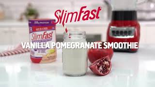 SlimFast Vanilla Pomegranate Smoothie [upl. by Mauri527]