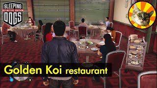 Golden Koi restaurant  tea house  Sleeping Dogs [upl. by Clarice]