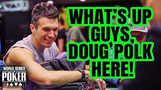 World Series of Poker Main Event 2023  Day 2ABC with Doug Polk [upl. by Pen]