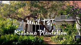 Unit 137 Walkthrough Kiahuna Plantation Poipu [upl. by Dymphia874]