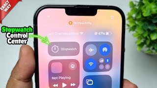 How To Add A Stopwatch To Control Center On iPhone iOS 18 [upl. by Retluoc]