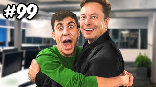 I hugged Worlds Top 100 Celebrities See their reactions MrBeast Elon Musk Bill Donald Trump [upl. by Frayda]