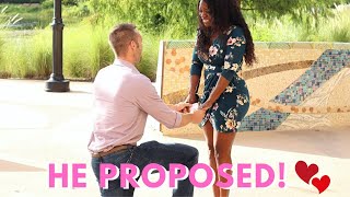 I AM ENGAGED  The Sweetest Proposal💍 ❤️ [upl. by Jaala]