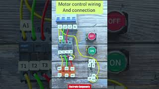 Motor control wiring and Connection shots foryou [upl. by Oneida]