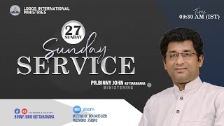 LIVE©  Pr Binny John Kottarakara  Sunday Service  27102024  Logos Church Odanavattom [upl. by Merth266]