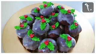 Christmas Pudding Profiteroles  FoodPoint [upl. by Albertson]