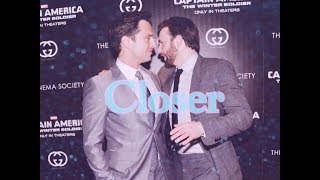 【EVANSTAN】Closer Sebastian Stan amp Chris Evans best moments 2017 [upl. by Derfniw]