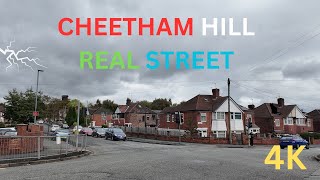 CHEETHAM HILL RESIDENCIAL AREA  STREET WALK 4K [upl. by Onateyac]