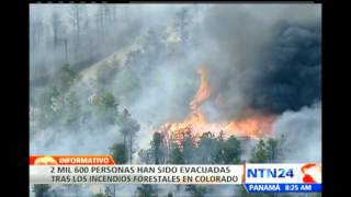 Incendios forestales en Colorado dejan más de 60 viviendas destruidas [upl. by Agni]