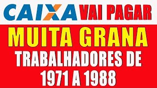 Grana disponível para quem trabalhou entre 1971 e 1988 veja como consultar cota PISPASEP e FGTS [upl. by Lexi]