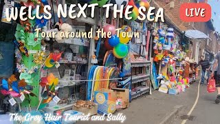 Wells Next the Sea a Tour of Town Center Recorded Live with The Grey Hair Tourist an Sally [upl. by Anahsahs]