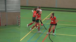 Zaalhockey samenvatting topklasse Zwart Wit MB1 Warande MB1 [upl. by Nita299]