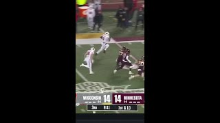 Braelon Allen 50yd Run amp Caps it off With a TD vs Minnesota  Wisconsin Football [upl. by Saxena]