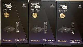 MyTv Iptv box 4K box How to use TV box ELITE PRO MAX IPTV SOLUTIONS 4 Less [upl. by Bess183]