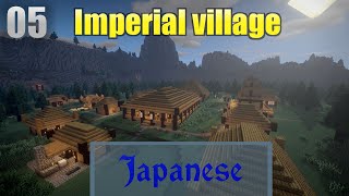 Japanese Imperial village  Minecraft Millénaire Timelapse part 5 season 3 [upl. by Uno226]