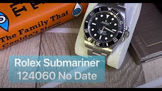 New 2020 Rolex Submariner 124060 full review in hand ENG [upl. by Aehta]