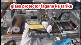 how to install tempered glass screen protector [upl. by Atalante]